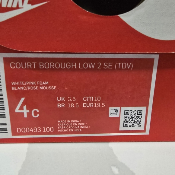 Pink Nike Court Borough Low 2 SE - Picture 3 of 3